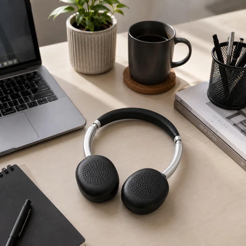 konstrukcja on-ear słuchawek Lenovo LE600